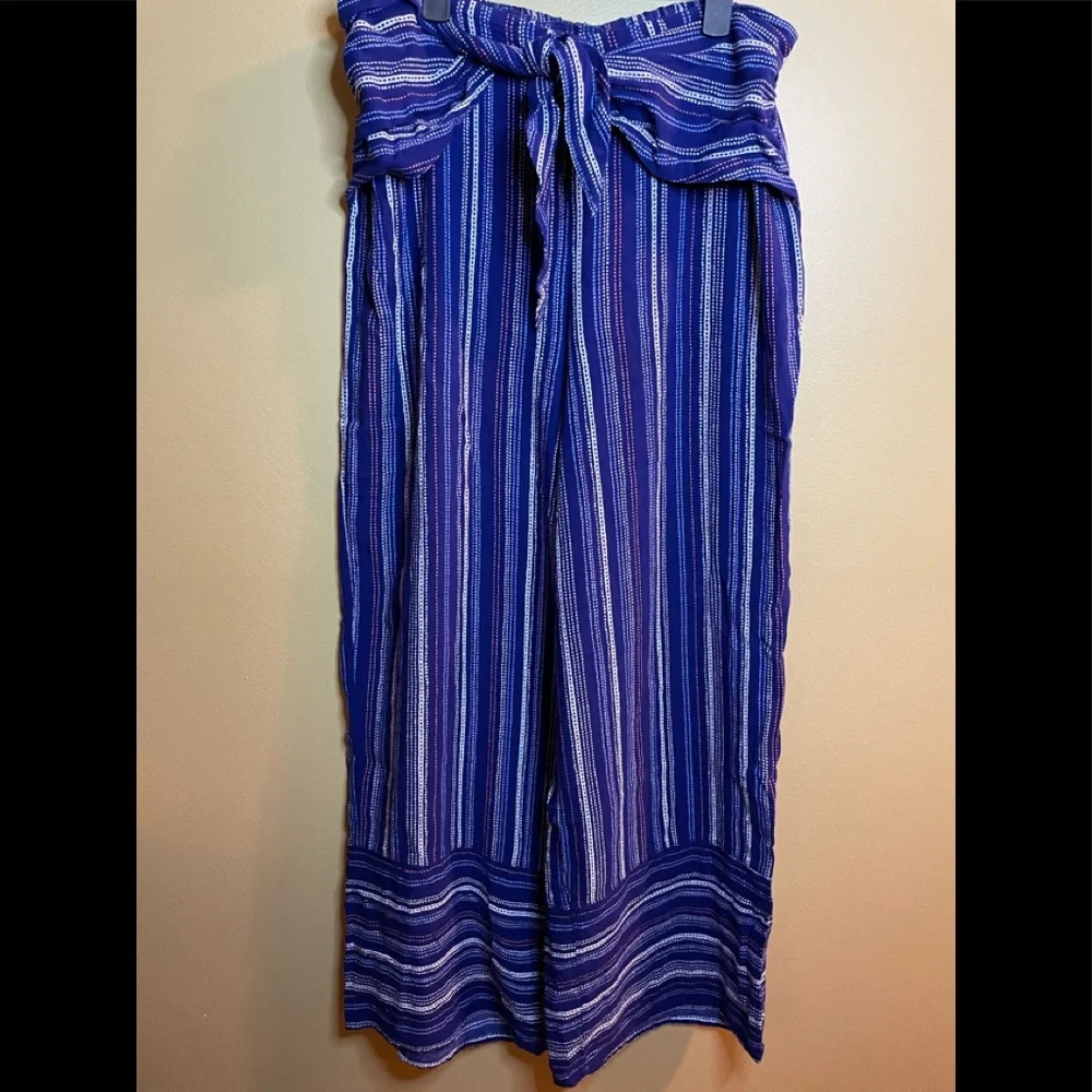 Derek Heart Pull-On Wide Leg Pants - M - Picture 1 of 10